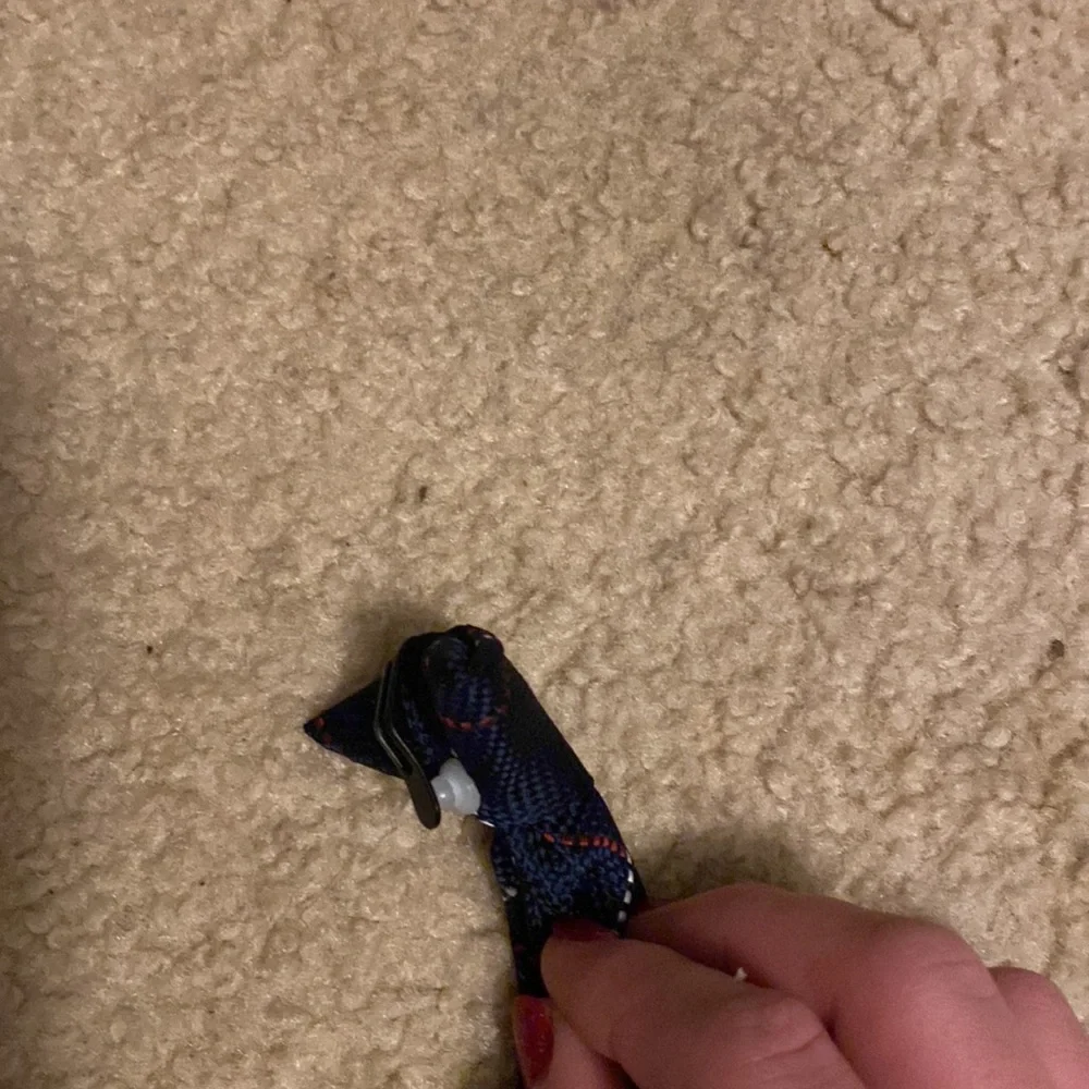 Boys clip on tie - navy